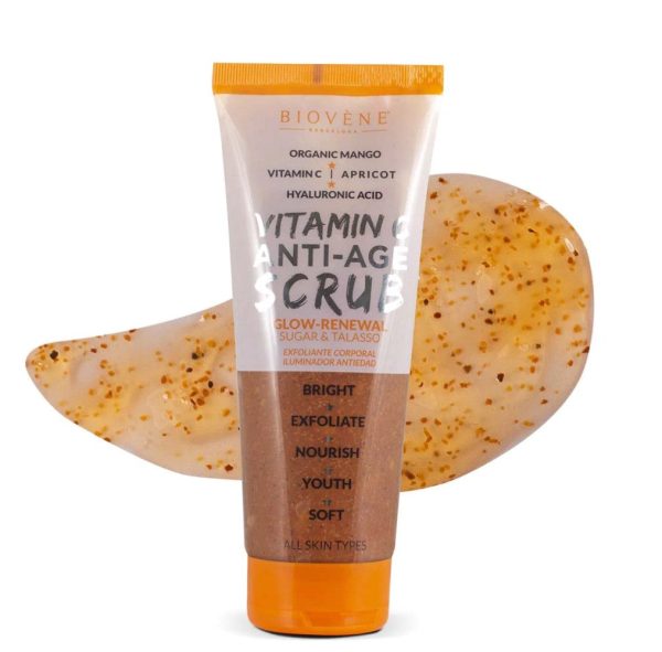 Vitamin C Anti-Age Scrub peeling do ciała z organicznym cukrem z mango i talasso 200ml Cheap