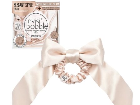 Sprunchie Slim aksamitna gumka do włosów ze wstążką Ballerina Bow Cheap