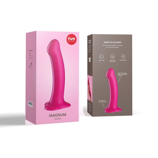 Magnum elastyczne dildo Jeżynowy Supply