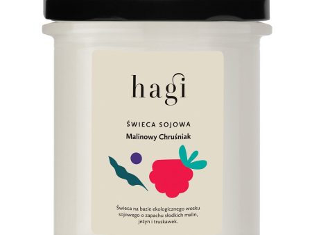 Mała świeca sojowa Malinowy Chruśniak 215ml Online now