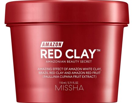 Amazon Red Clay Pore Mask oczyszczająca maseczka typu wash-off 110ml Discount