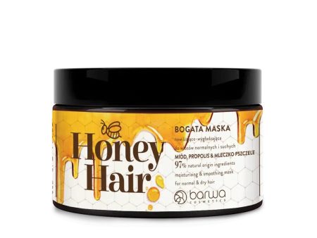 Honey Hair miodowa maska do włosów nawilżająca 220ml Online Sale