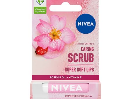 Caring Scrub pielęgnujący peeling do ust Dzika Róża 4.8g Sale