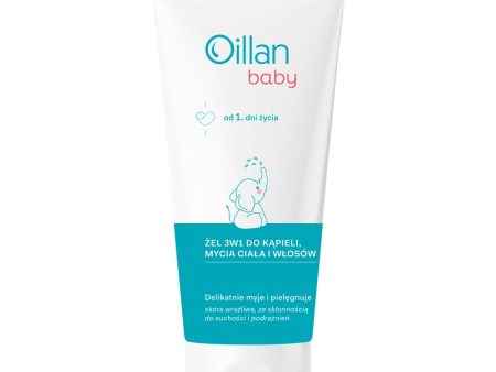 Baby żel 3w1 do kąpieli mycia ciała i włosów 200ml For Discount