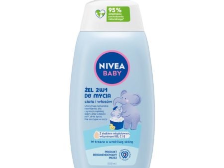 Baby żel 2w1 do mycia ciała i włosów 500ml Online