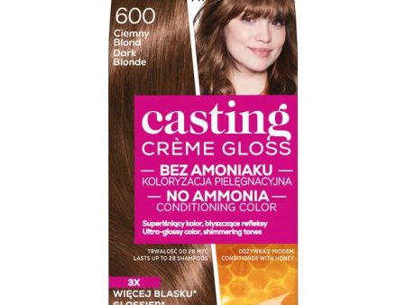 Casting Creme Gloss farba do włosów 600 Ciemny Blond Online Hot Sale