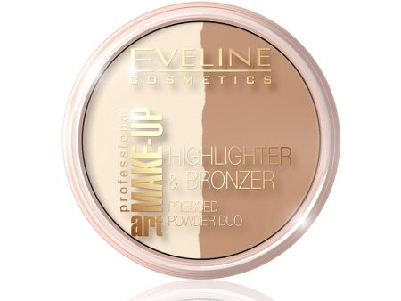 Art Make-Up Highlighter&Bronzer Pressed Powder puder rozświetlająco-brązujący 57 Glam Dark 12g Sale