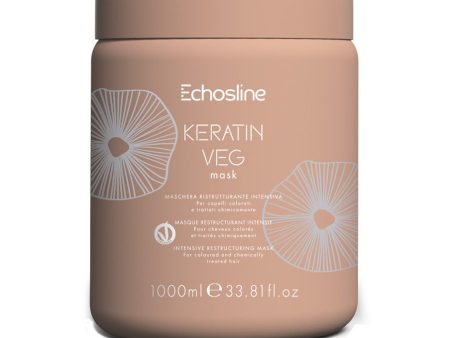 Keratin Veg regenerująca maska do włosów 1000ml Online