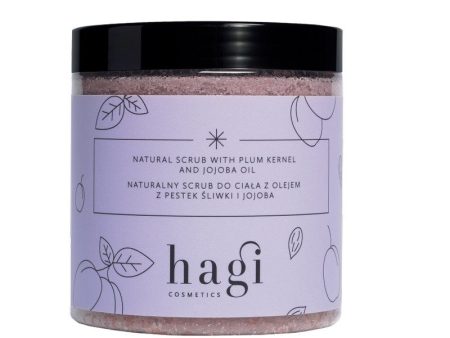 Naturalny scrub do ciała z olejem z pestek śliwki i jojoba 300g Online now