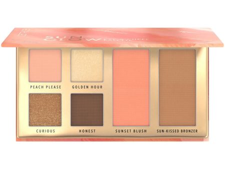 Sun Glow Eye & Cheek Palette paleta do makijażu twarzy i oczu 10g For Cheap