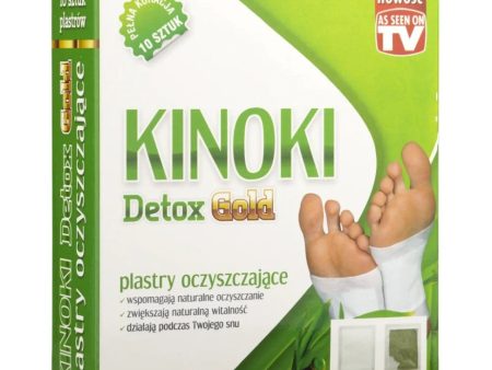 Kinoki Detox Gold plastry oczyszczające organizm 10szt Online now