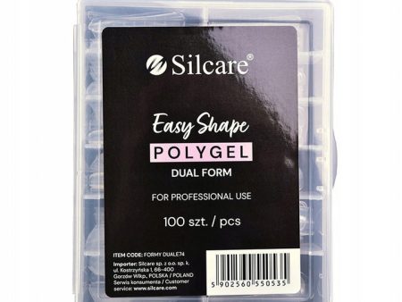 Easy Shape Polygel formy do akrylożelu Clear Dual Form 100szt. on Sale