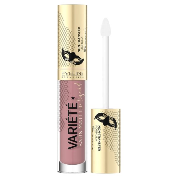 Variete Satin Matt Lip Liquid pomadka w płynie z kwasem hialuronowym 02 4.5ml Cheap