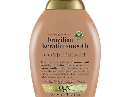 Ever Straightening + Brazilian Keratin Smooth Conditioner odżywka wygładzająca z brazylijską keratyną 385ml Online Sale