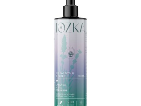 Ziołowe mydło w płynie lawenda mięta geranium 500ml Hot on Sale