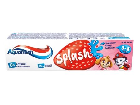 Splash pasta do zębów dla dzieci 3-8 lat 50ml For Discount